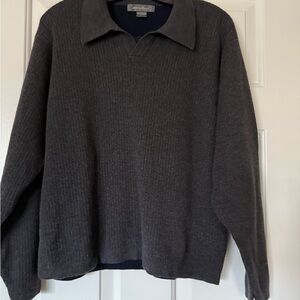 Eddie Bauer Charcoal Knit Sweater